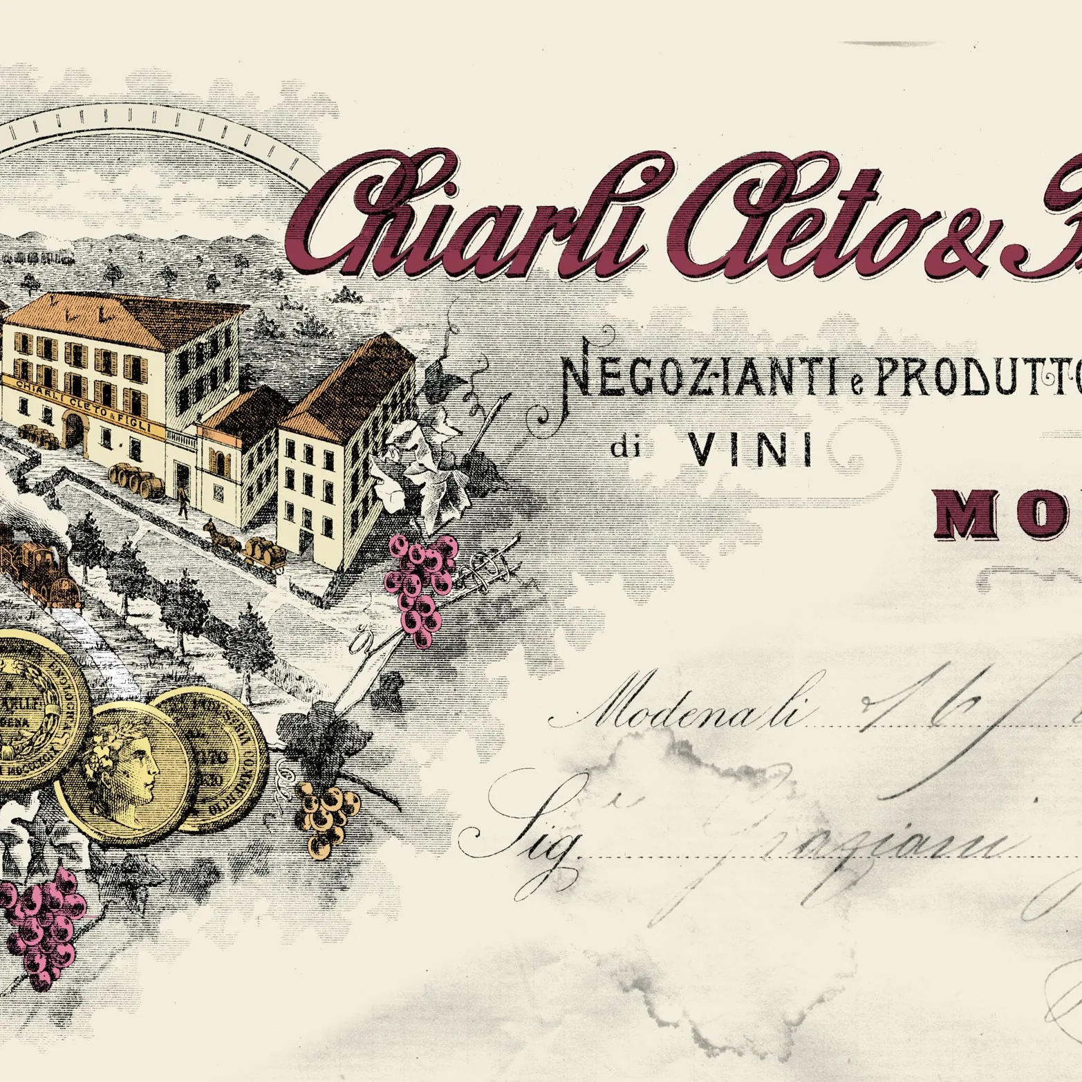 Prime Esportazioni del Lambrusco Chiarli